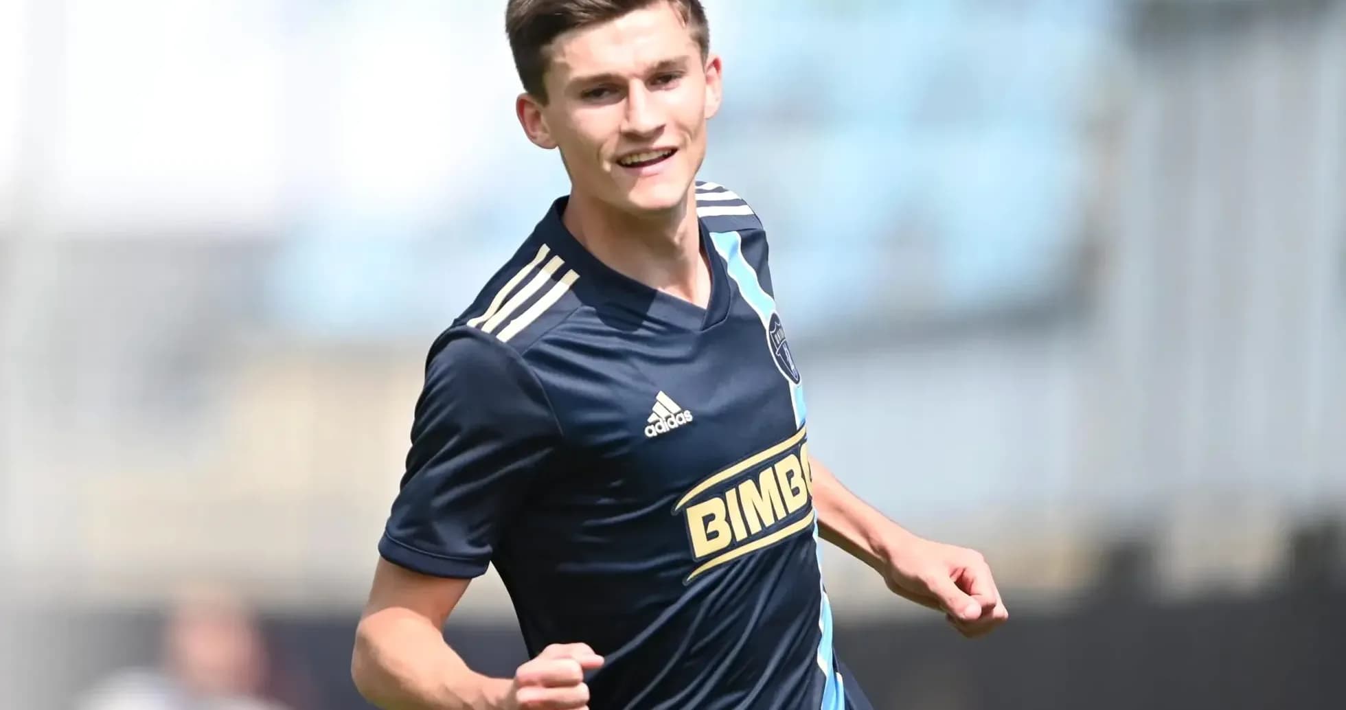 Jugador de Philadelphia Union II celebrando un gol