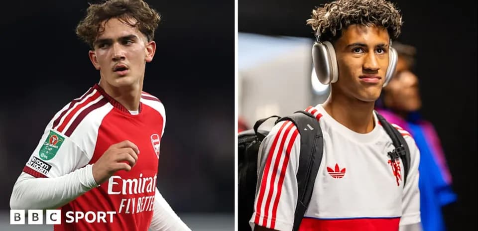 Jugadores de Arsenal y otro equipo en diferentes situaciones