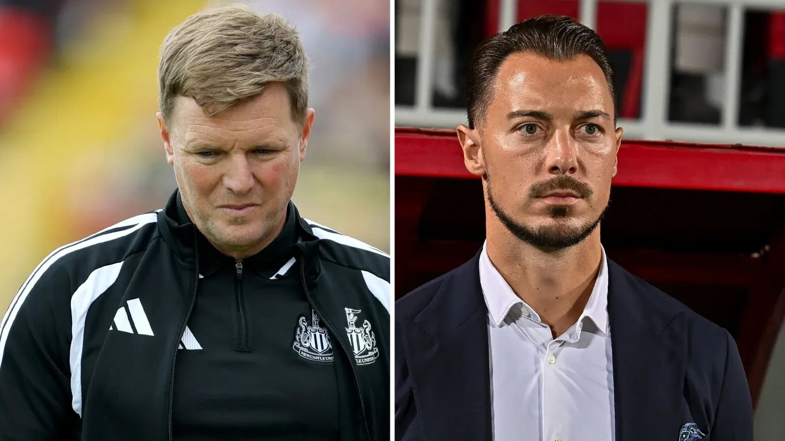 Entrenadores de fútbol en sus respectivas áreas técnicas