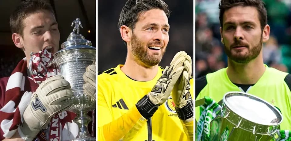 Tres porteros sosteniendo trofeos en diferentes contextos
