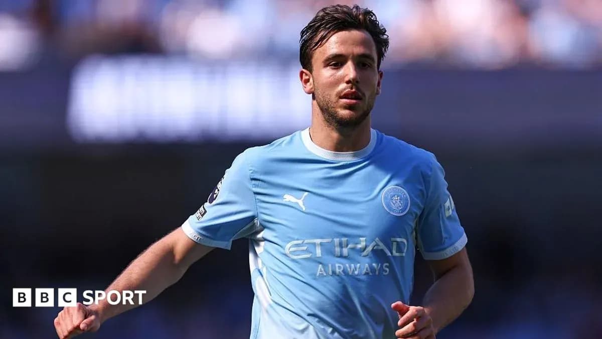 Jugador de Manchester City en acción durante el partido