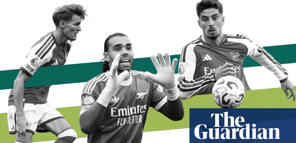 Jugadores de Arsenal en acción durante un partido
