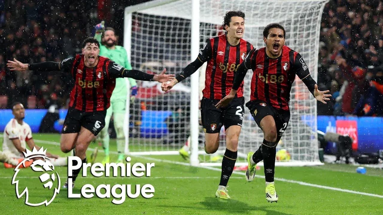 Jugadores de Bournemouth celebrando un gol