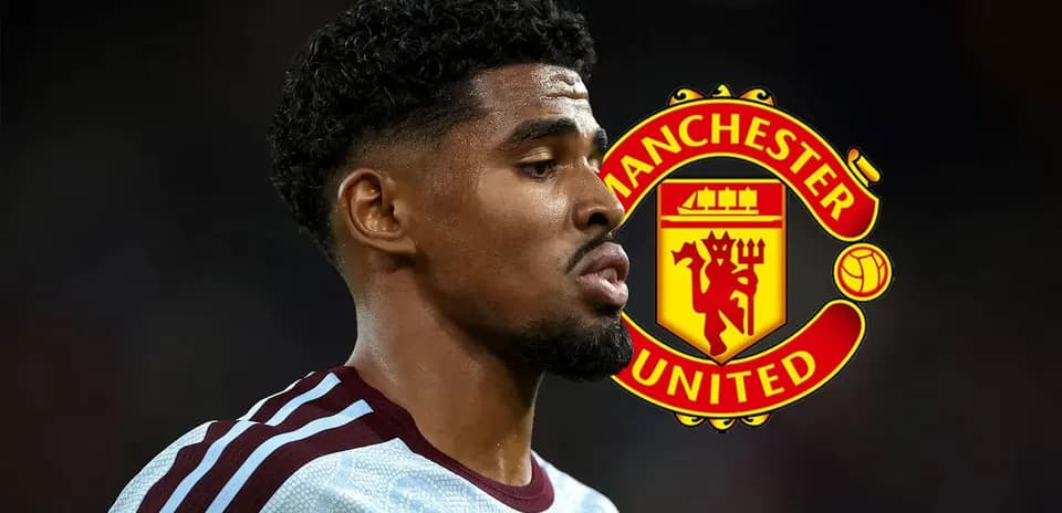 Jugador de fútbol con escudo de Manchester United