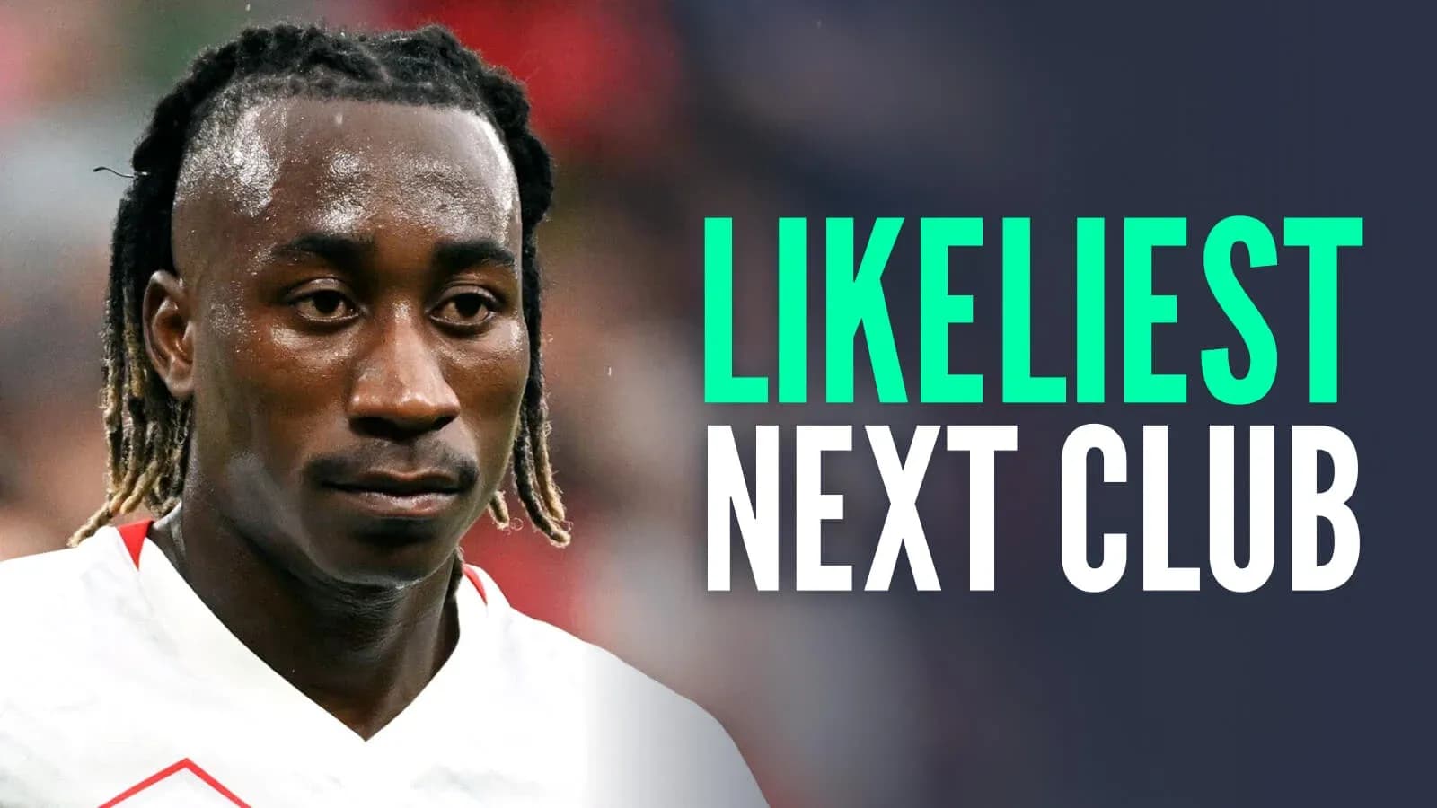 Jugador con cabello trenzado en primer plano