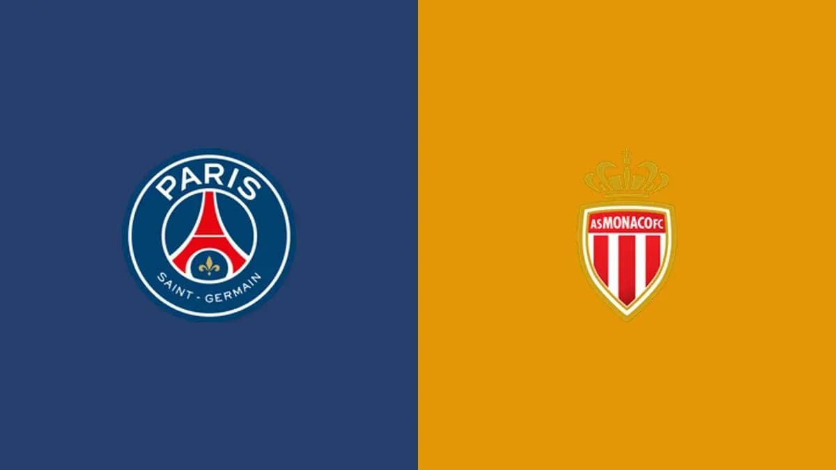 Logos de Paris Saint-Germain y AS Monaco