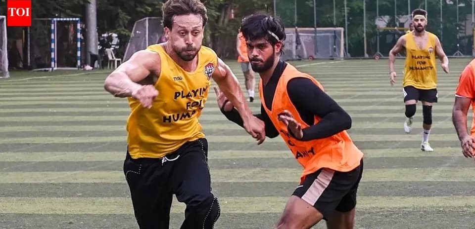 Jugadores corriendo durante una sesión de entrenamiento