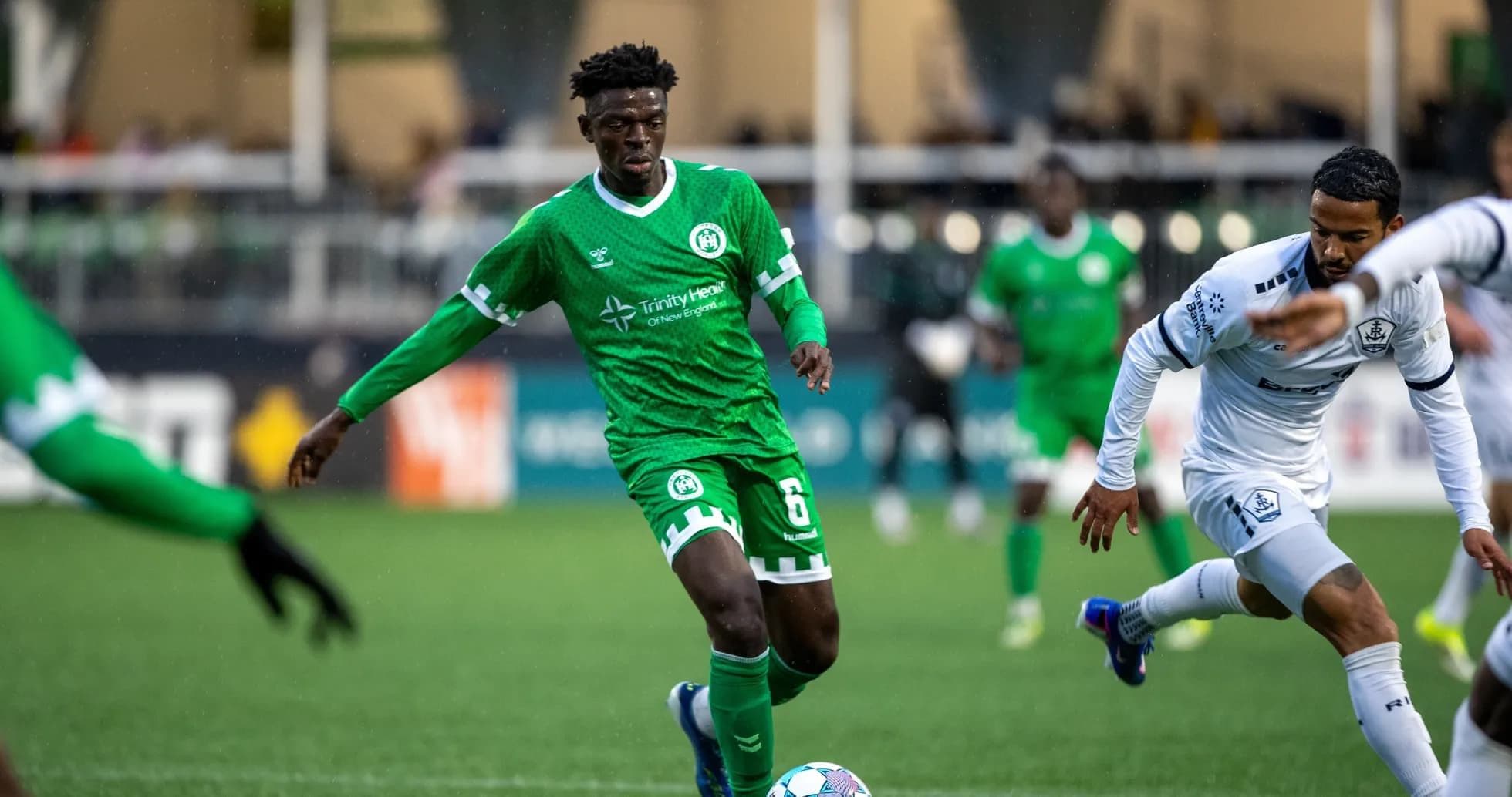 Jugador del NY Cosmos durante un partido de fútbol