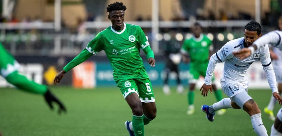 Jugador del NY Cosmos durante un partido de fútbol