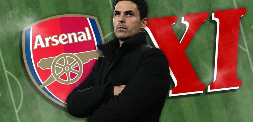 Entrenador de Arsenal con el logo del equipo