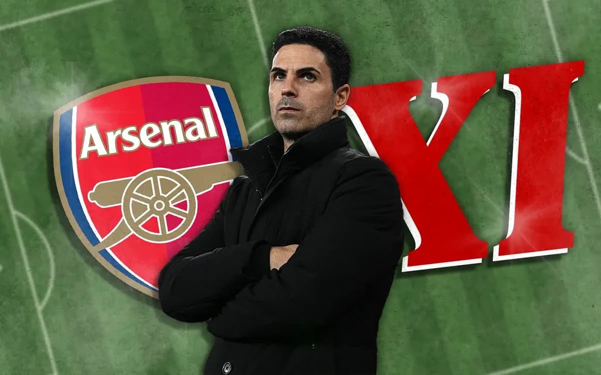 Entrenador de Arsenal con el logo del equipo