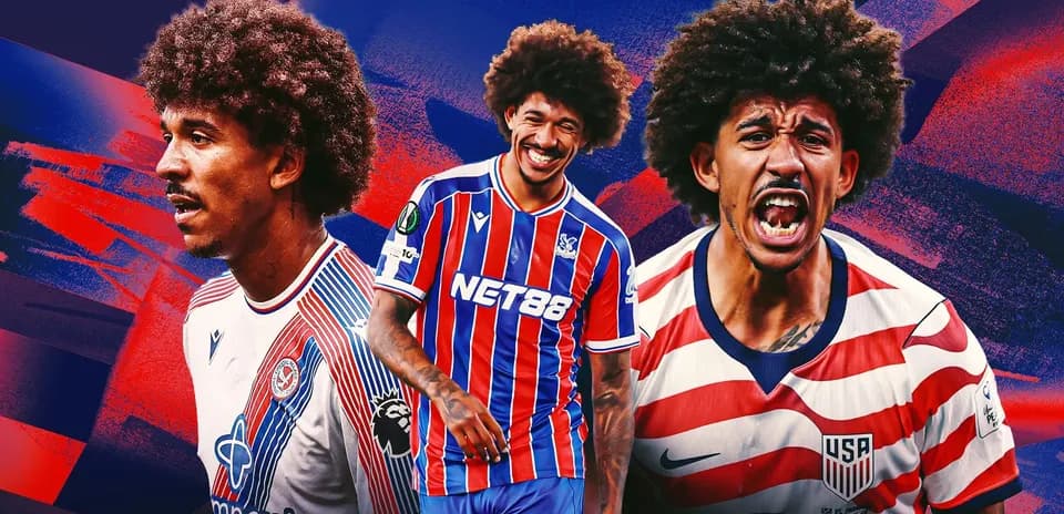 Jugador en diferentes camisetas de fútbol en collage