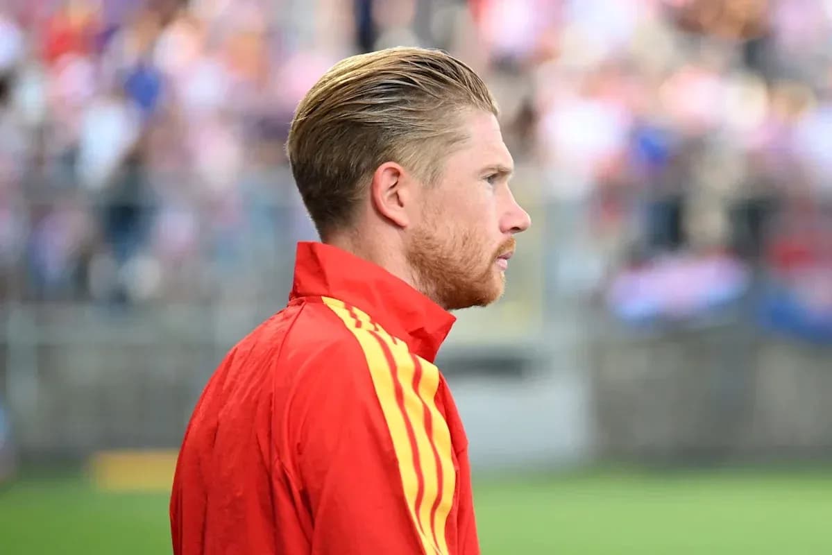 Jugador en el campo durante el calentamiento