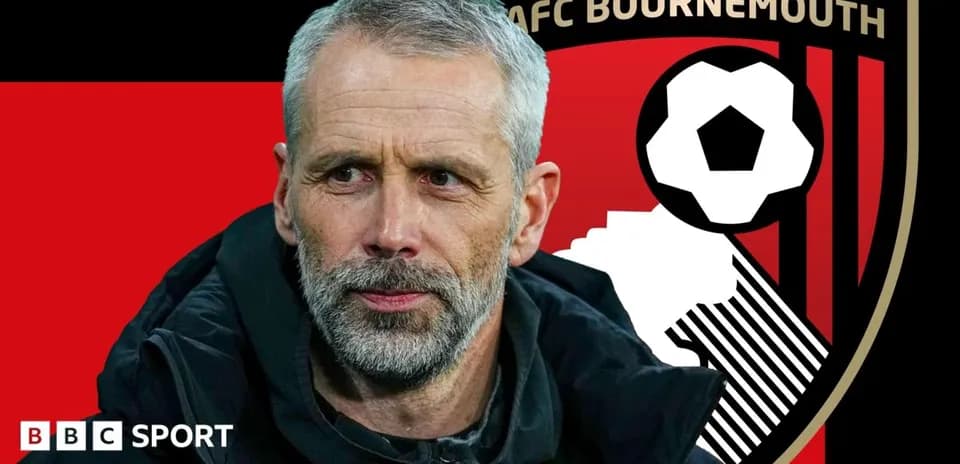 Entrenador de AFC Bournemouth en primer plano
