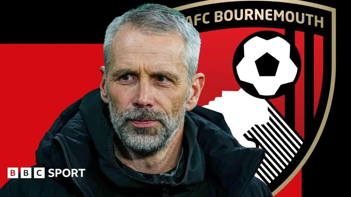 Entrenador de AFC Bournemouth en primer plano