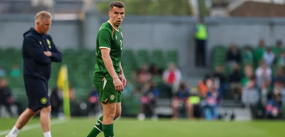 Jugador de Irlanda en el campo durante un partido