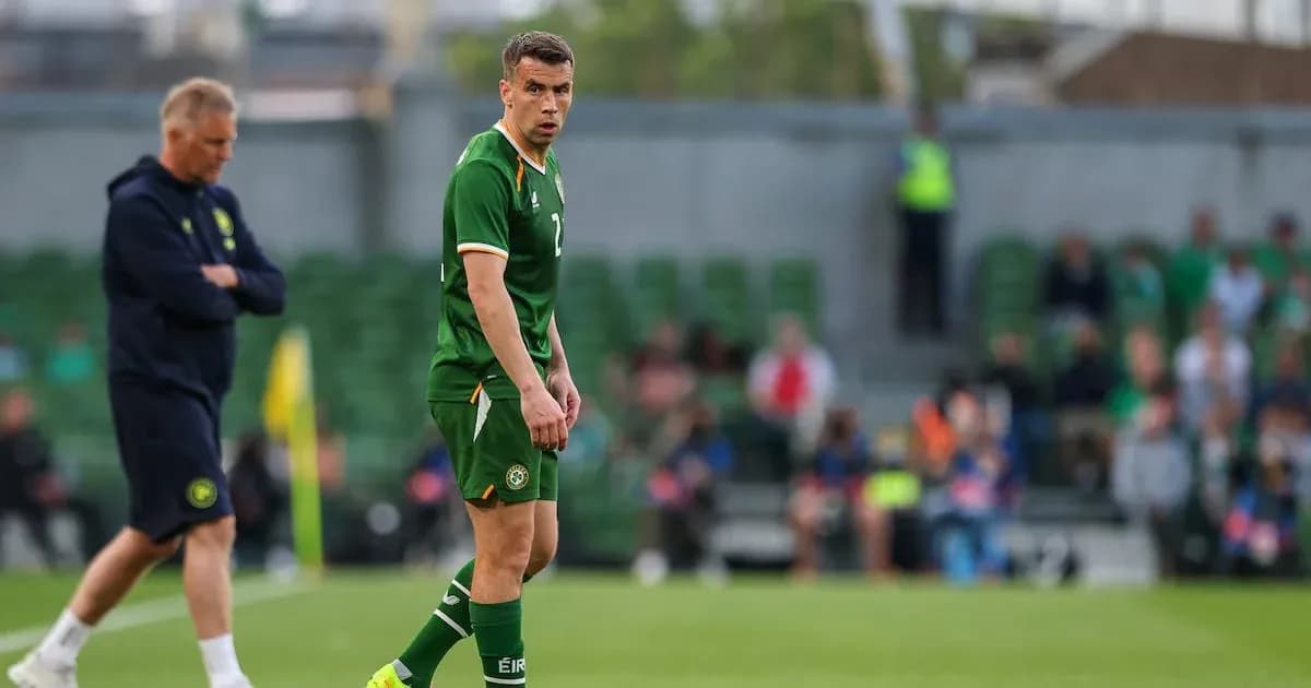 Jugador de Irlanda en el campo durante un partido