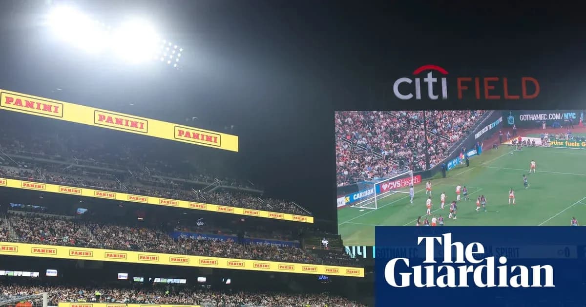 Vista del estadio Citi Field durante partido de fútbol