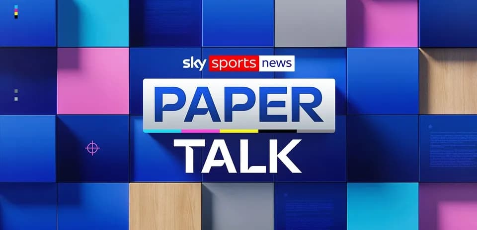 Fondo colorido con texto de 'PAPER TALK'