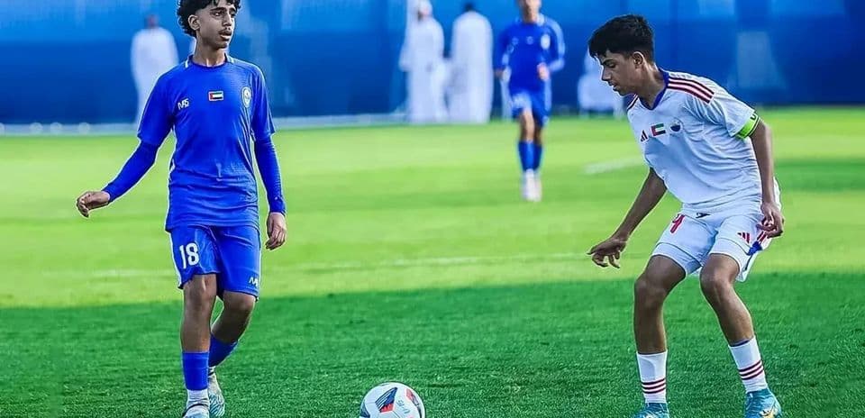 Partido de fútbol entre Bani Yas U23 y Al Jazira U23