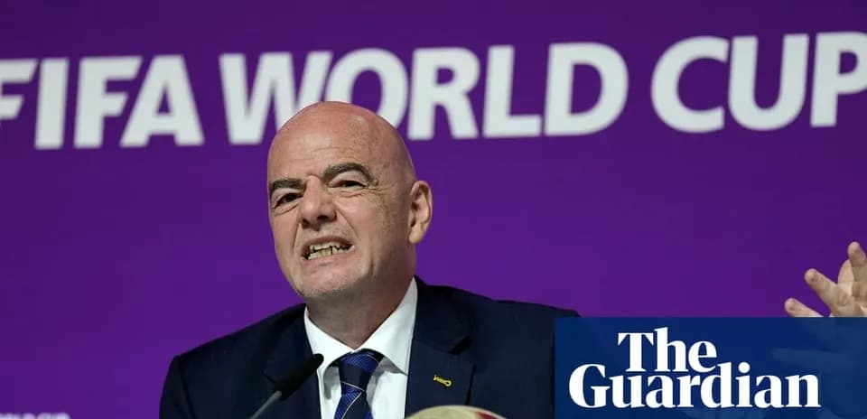 Presidente de FIFA en conferencia sobre la Copa Mundial