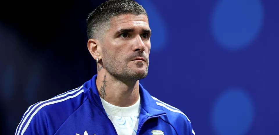 Jugador argentino en uniforme durante la ceremonia