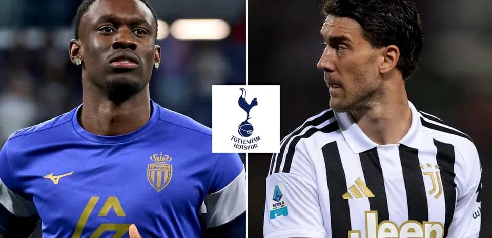 Jugadores de Mónaco y Juventus en la previa del partido