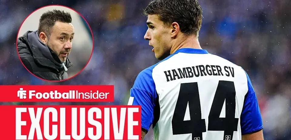 Jugador de Hamburger SV con el número 44 en el campo