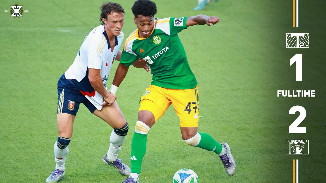 Jugador del Portland Timbers II en acción