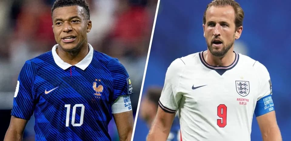Mbappé y Kane en la Copa del Mundo