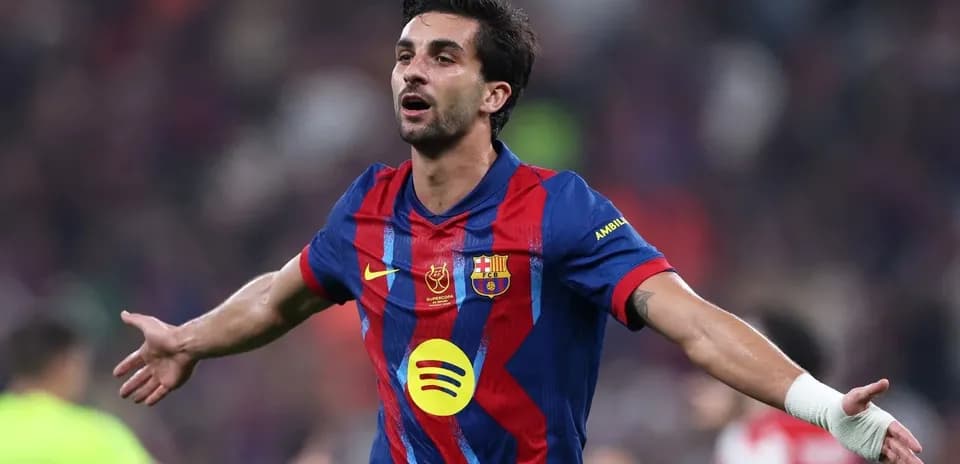 Jugador de FC Barcelona celebrando un gol