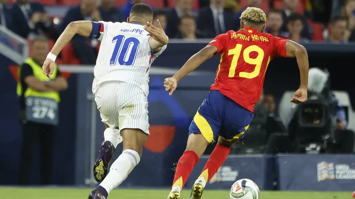 La historia de Kylian Mbappé y Lamine Yamal: un duelo desigual entre estrellas de Francia y España