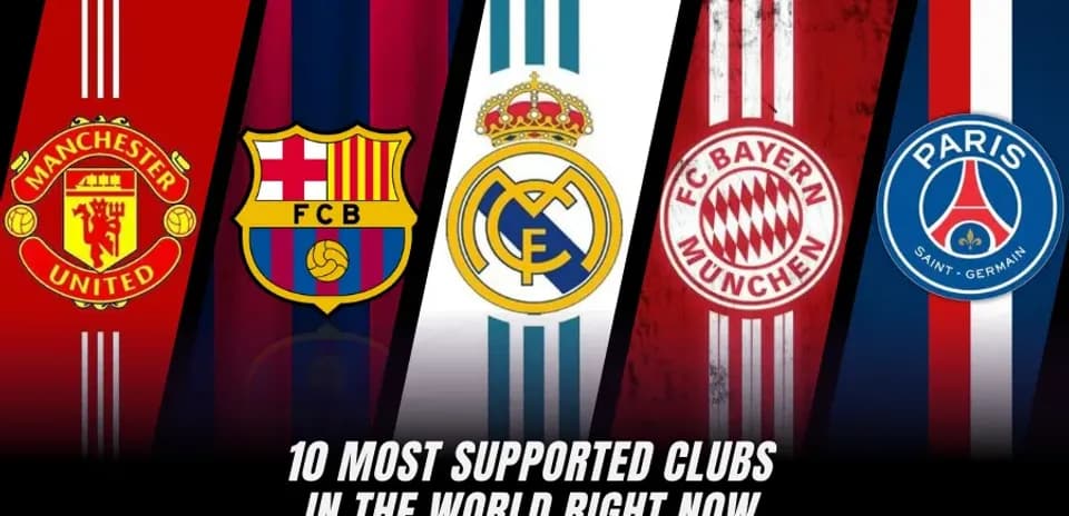 Los 10 Clubes de Fútbol Más Seguidos del Mundo en 2026