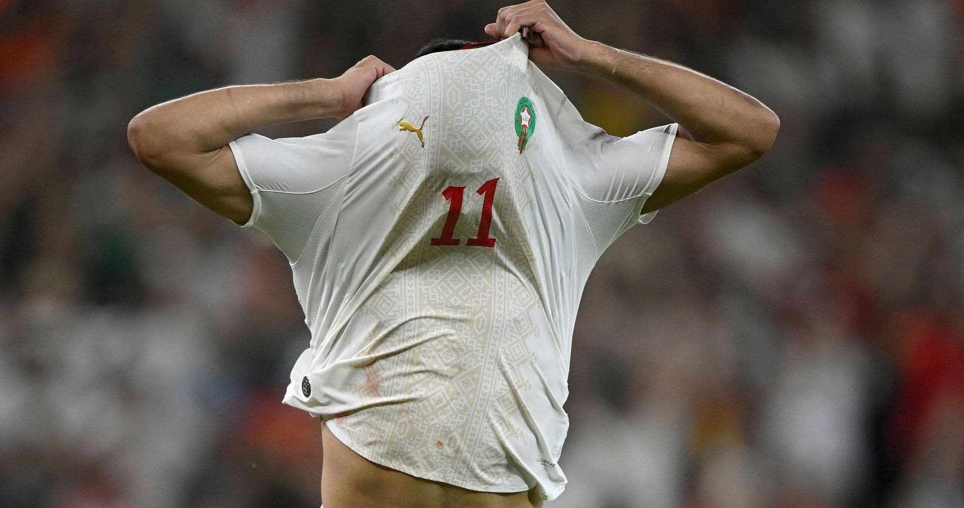 Gran contratiempo para Marruecos: su delantero estrella no jugará el cuarto de final contra Francia en el Mundial
