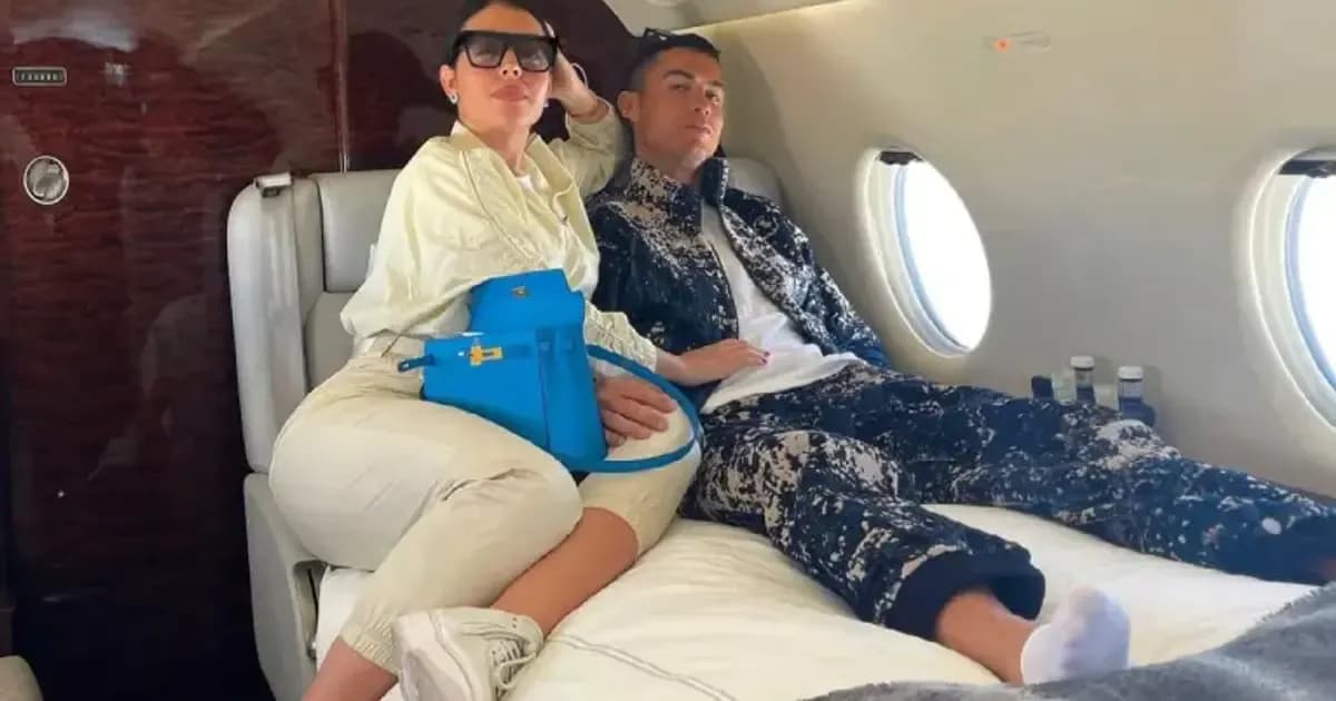 Georgina transforma el jet privado de ₦96 mil millones de Ronaldo tras su boda