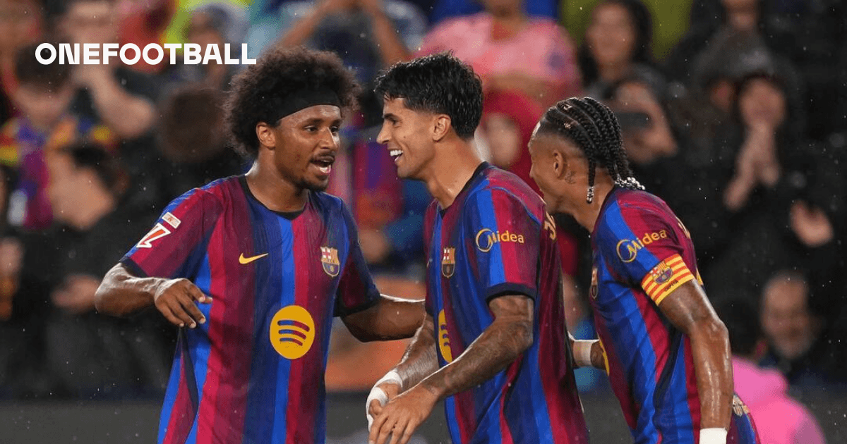 Barcelona aplasta 7-2 a Racing Santander con hat-trick de Raphinha