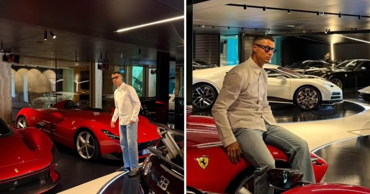 La colección de supercoches de Cristiano Ronaldo valorada en 21 millones de dólares
