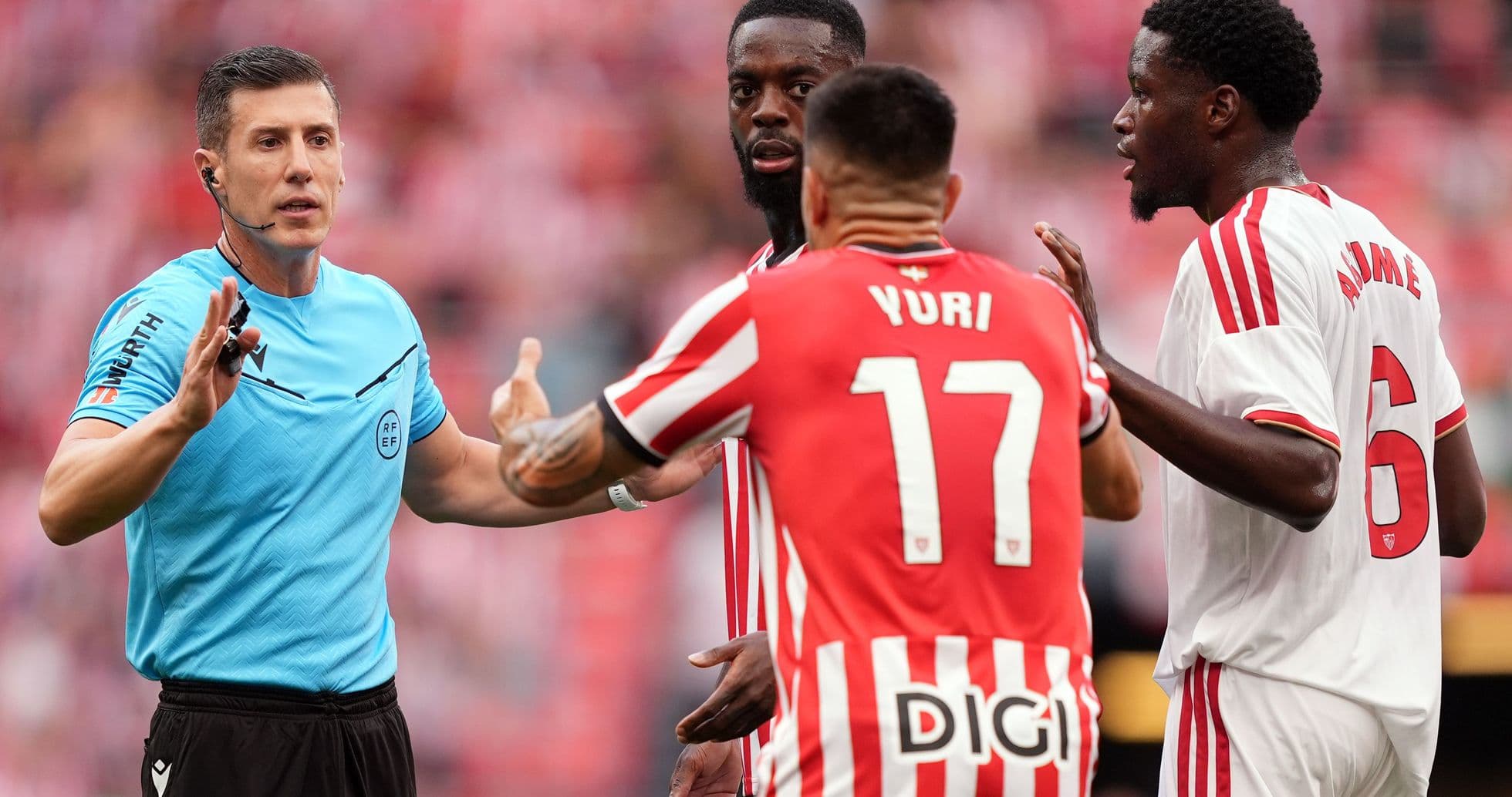 Athletic Bilbao iguala un récord defensivo negativo tras perder 3-1 contra Sevilla en La Liga