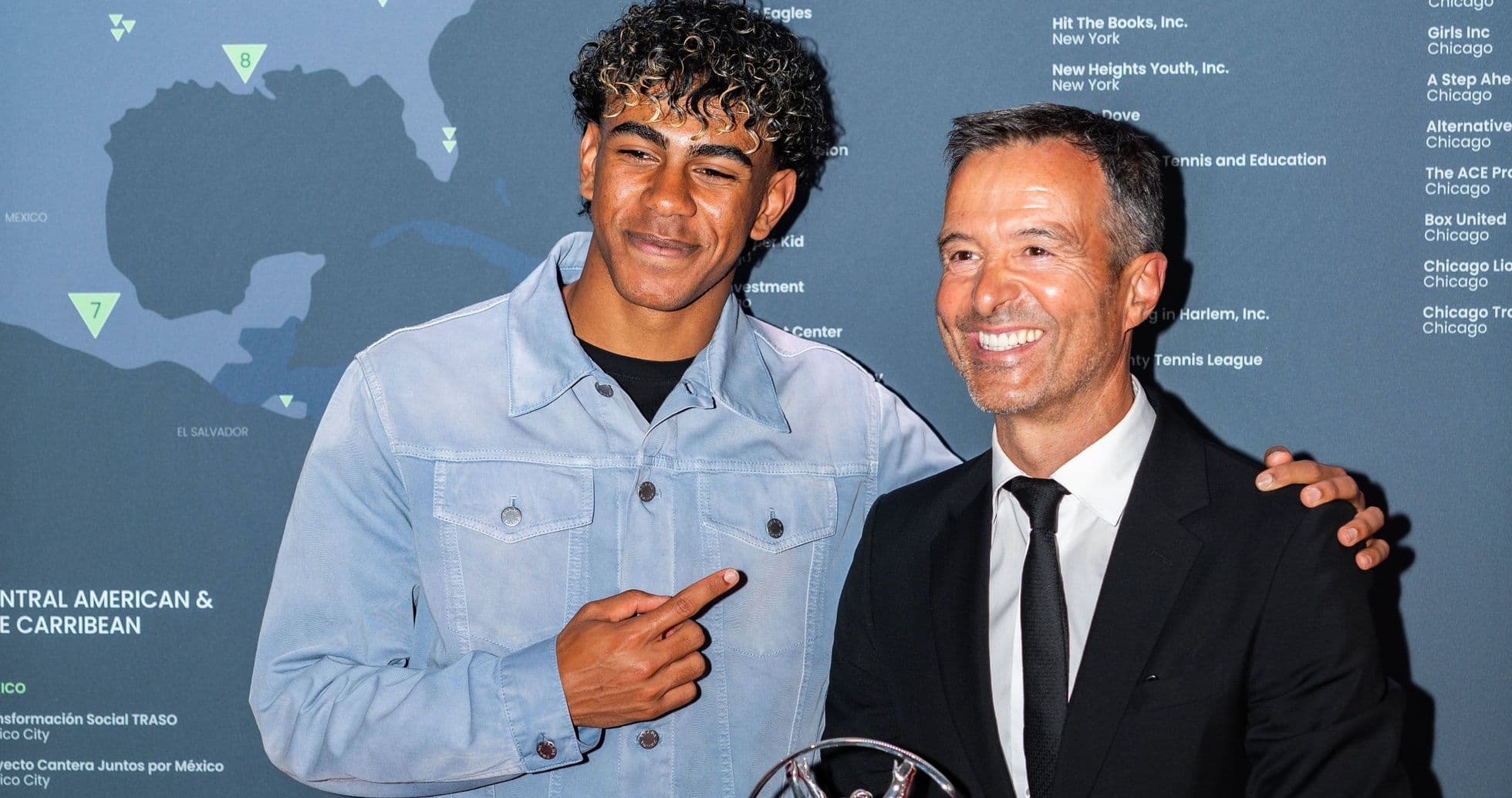 Jorge Mendes defiende a Lamine Yamal como favorito para ganar el Balón de Oro 2026 por encima de Mbappé