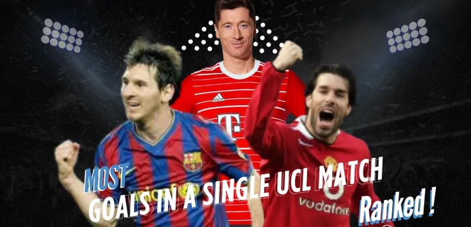 Los jugadores con más goles en un solo partido de la Champions League