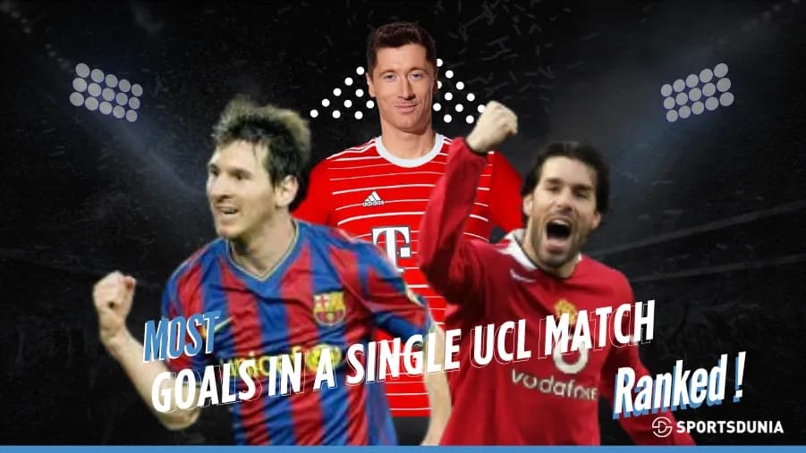Los jugadores con más goles en un solo partido de la Champions League