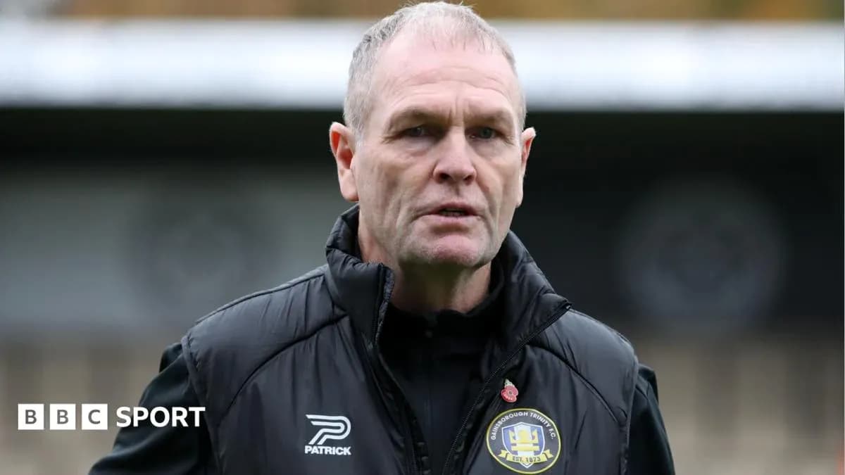 Entrenador de Grimsby Town en el campo Entrenador de Grimsby Town en el campo