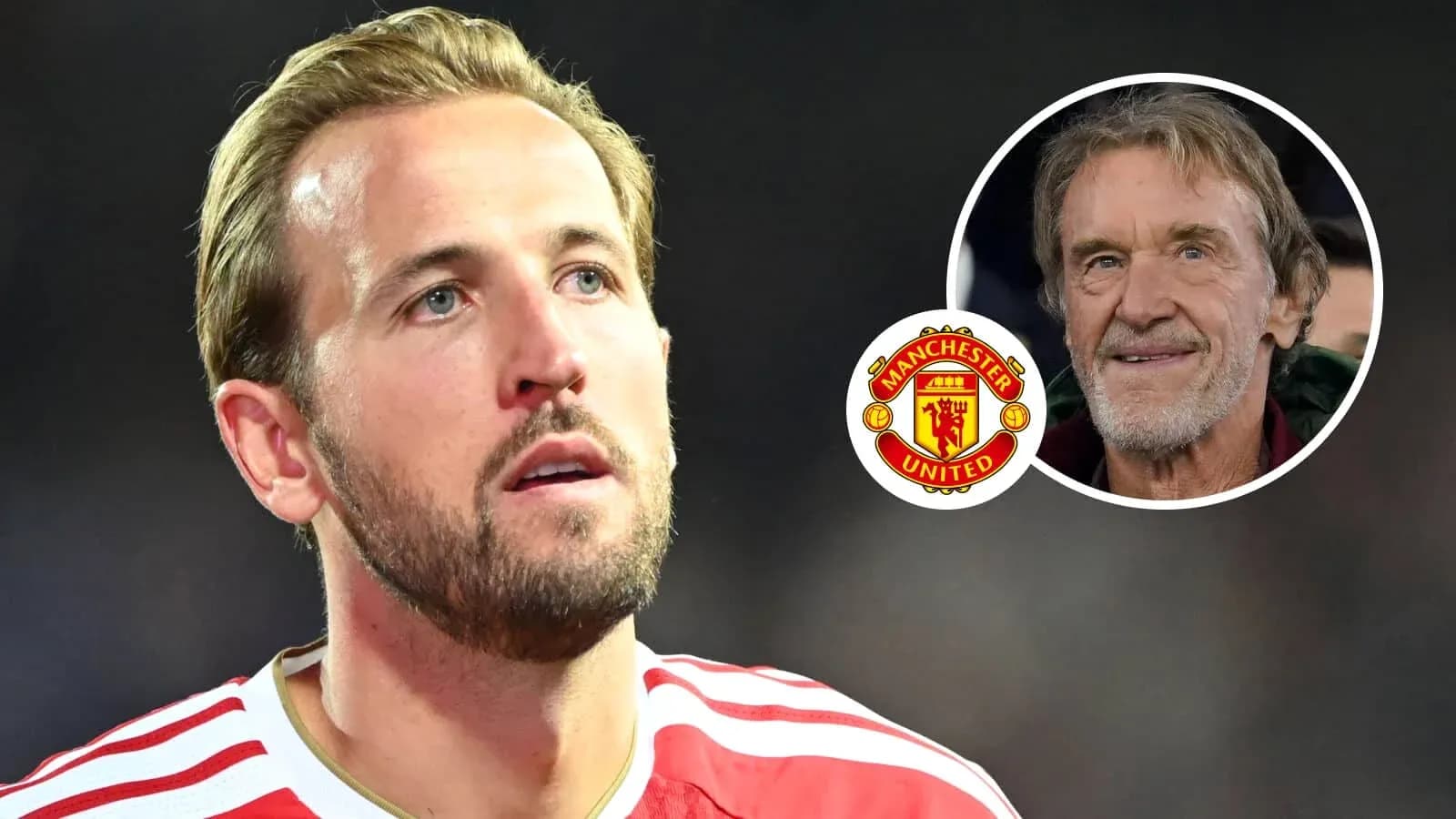 Harry Kane y dueño de Manchester United en imagen Harry Kane y dueño de Manchester United en imagen