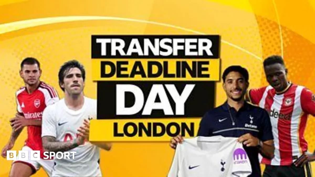 Jugadores y logo de transferencia de fútbol en Londres Jugadores y logo de transferencia de fútbol en Londres