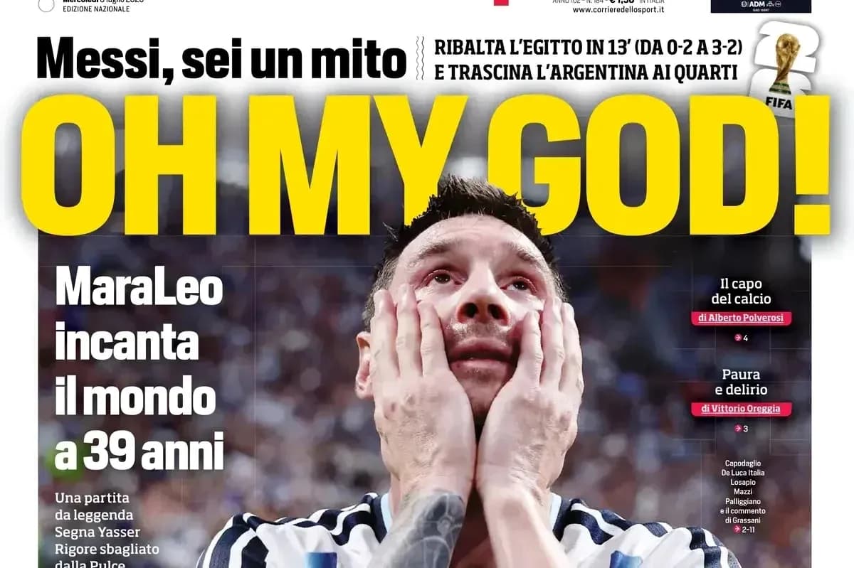 Lionel Messi con las manos en la cara durante el partido Lionel Messi con las manos en la cara durante el partido