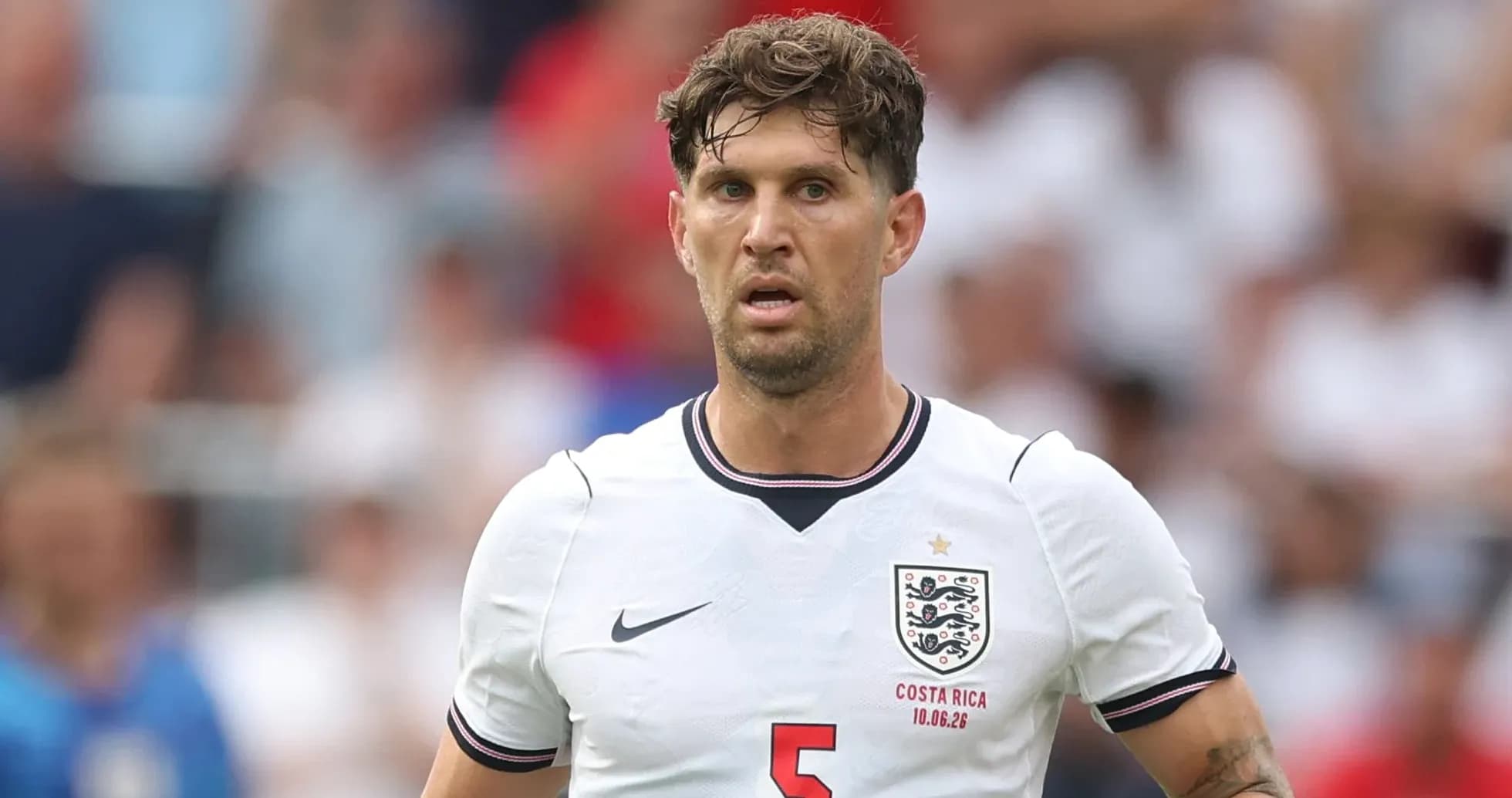 Jugador de Inglaterra en acción durante el partido Jugador de Inglaterra en acción durante el partido