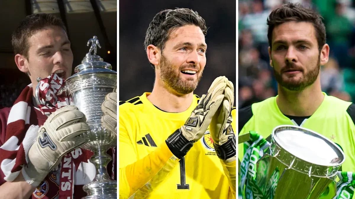 Tres porteros sosteniendo trofeos en diferentes contextos Tres porteros sosteniendo trofeos en diferentes contextos