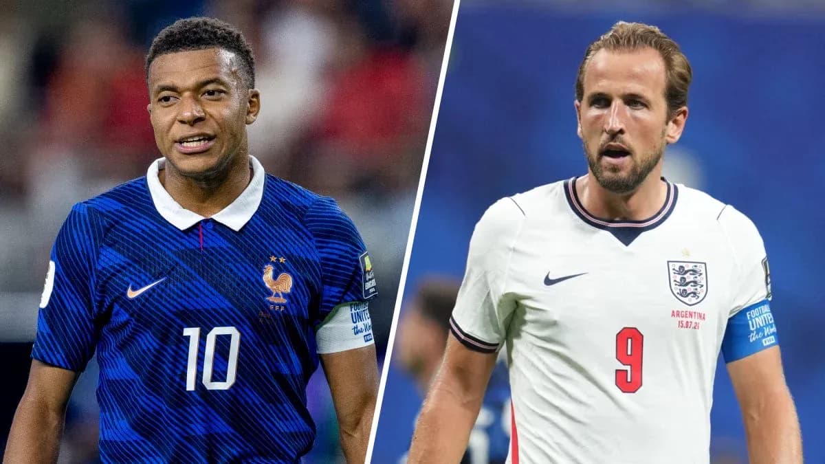 Mbappé y Kane en la Copa del Mundo Mbappé y Kane en la Copa del Mundo
