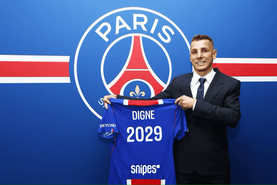 Lucas Digne regresa al Paris Saint-Germain con un contrato de tres años Lucas Digne regresa al Paris Saint-Germain con un contrato de tres años