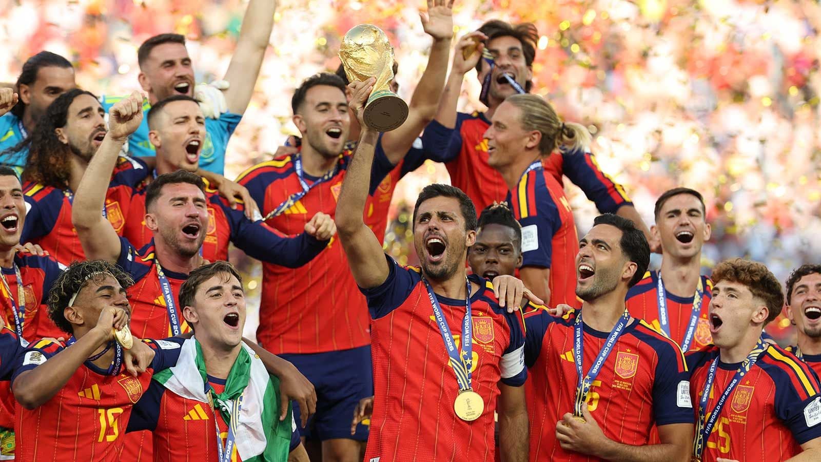 España establece un récord histórico de partidos invictos tras vencer a Argentina en la final del Mundial 2026 España establece un récord histórico de partidos invictos tras vencer a Argentina en la final del Mundial 2026